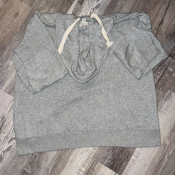 J.Crew XXL grey vintage cloud fleece hoodie - Picture 5 of 5